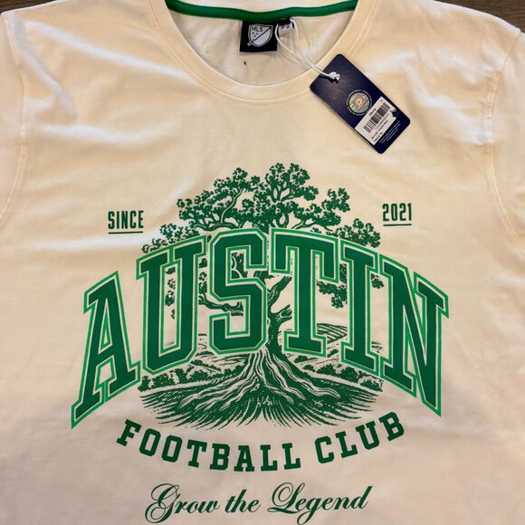NWT Men's Austin FC 90's Heavyweight relaxed T-Shirt size XL - Picture 4 of 10